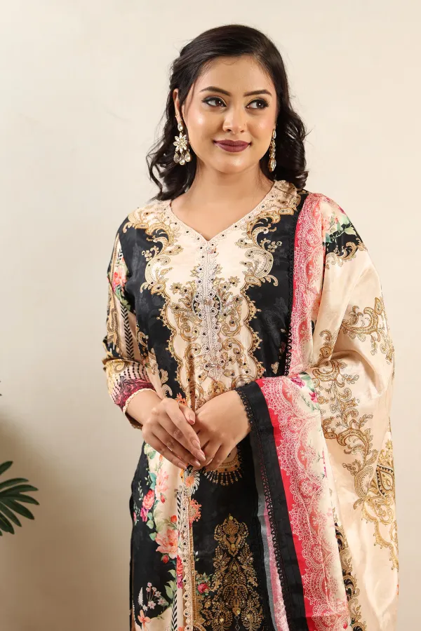 Multicolour_Muslin_Straight_Suit_For_Women