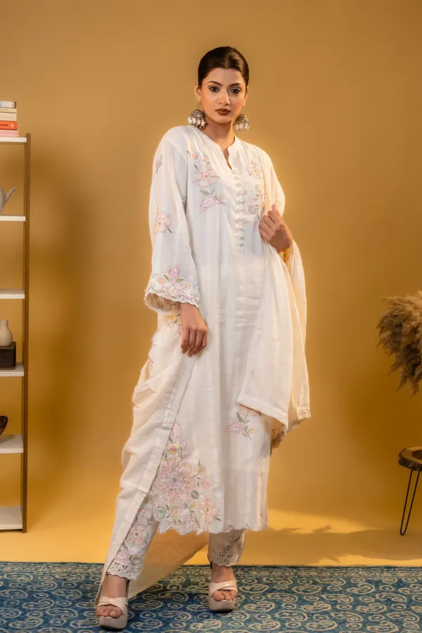 Cream_Straight_Suit_with_Thread_work_and_botton_work