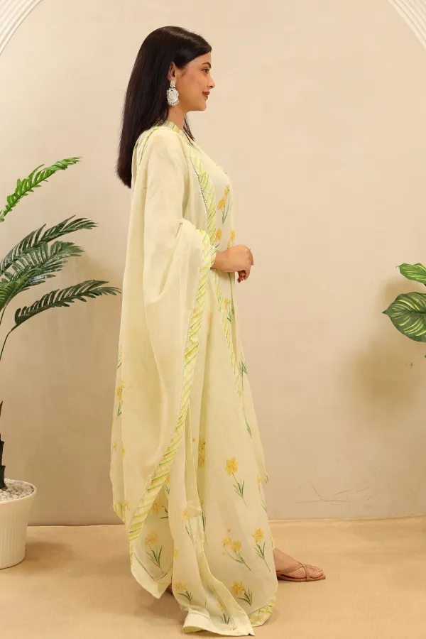 Beige_Cotton_Short_Anarkali_For_Women