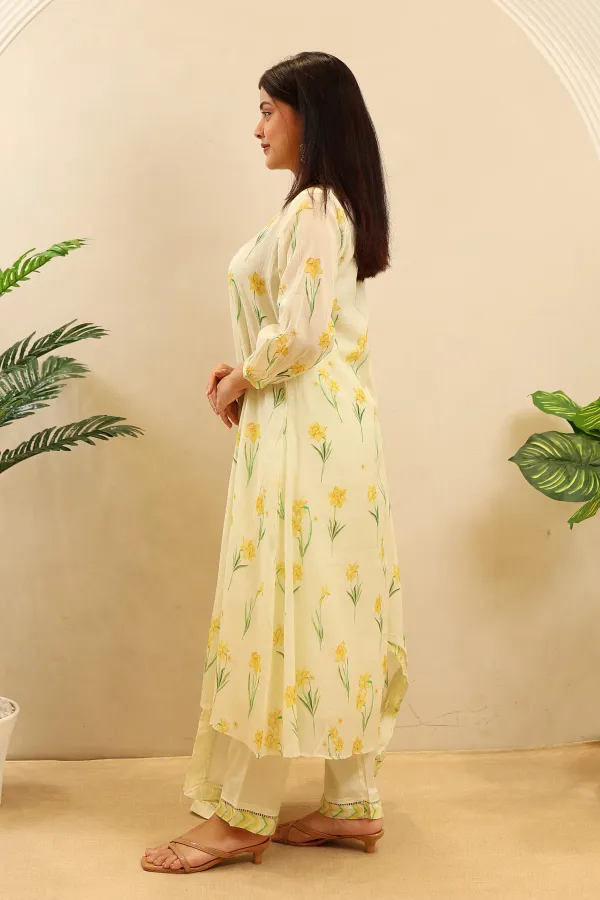 Beige_Cotton_Short_Anarkali_For_Women