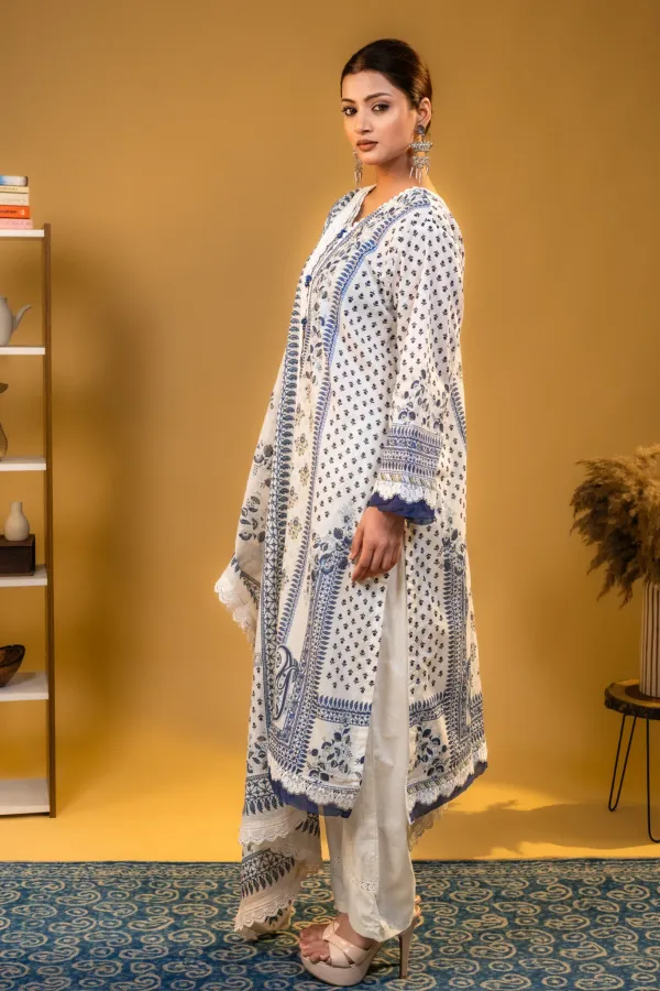 Blue_Lawn_Cotton_Daily_wear_Suit_Printed_with_Lace_Work