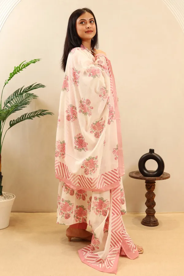 Cream_Printed_Cotton_Anarkali_Frock_With_Cotton_Dupatta