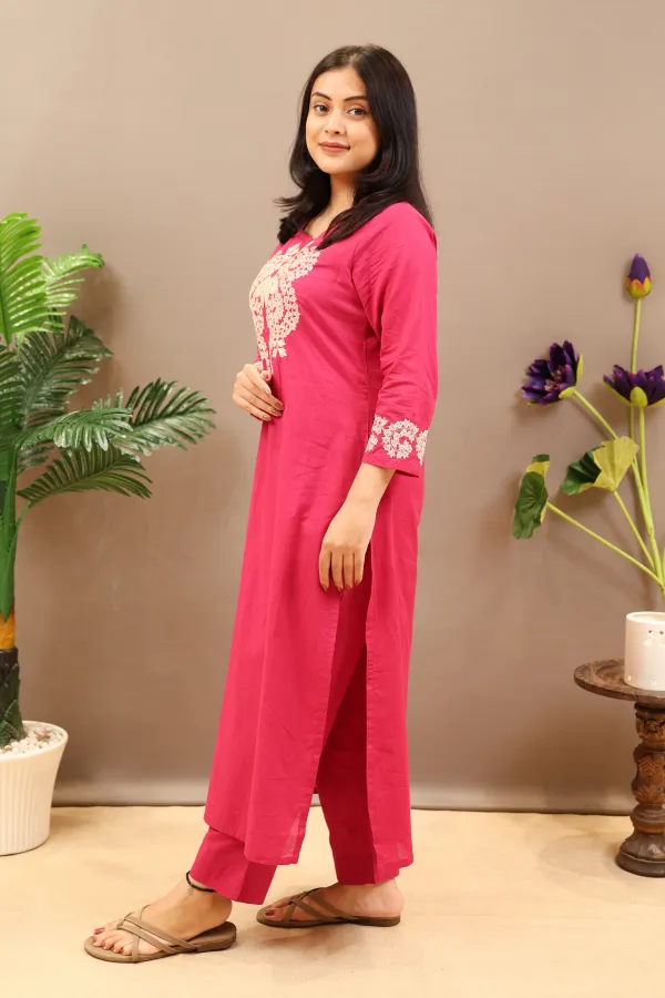 Pink_Cotton_Straight_Suit_For_Women