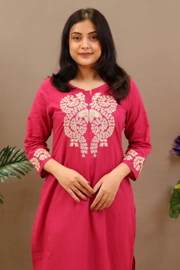 Pink_Cotton_Straight_Suit_For_Women