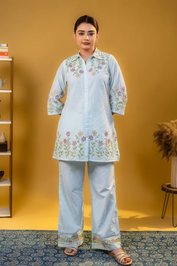 Sky_Blue_Plazzo_Co-Ord_Set_with_thread_Work