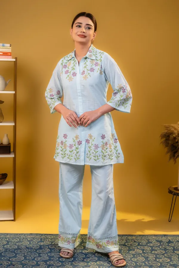 Sky_Blue_Plazzo_Co-Ord_Set_with_thread_Work