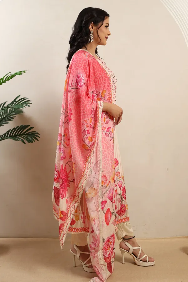 Pink_And_White_Muslin_A_Line_Suit_For_Women