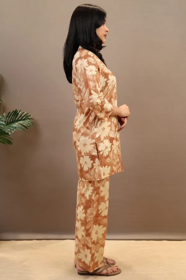 Light_Brown_Cotton_Co-Ord_Set_For_Women