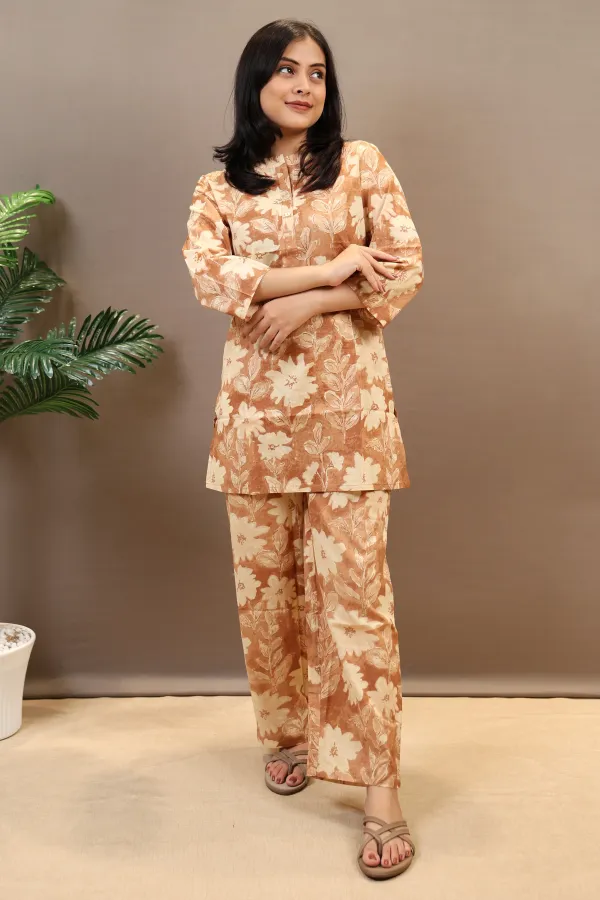 Light_Brown_Cotton_Co-Ord_Set_For_Women