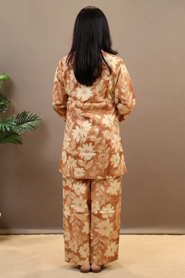 Light_Brown_Cotton_Co-Ord_Set_For_Women