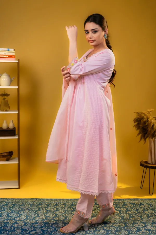 Pink_A-Line_Suit_with_Neck_Embroidery_and_Bottom_Work