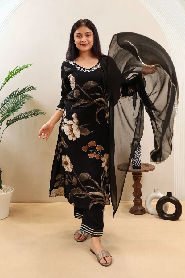 Black_Cotton_Straight_Suit_For_Women
