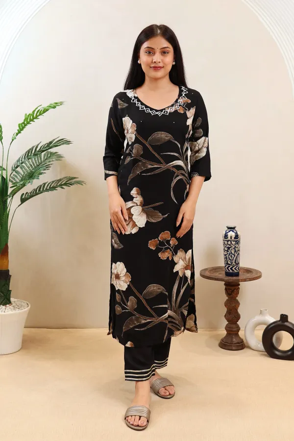 Black_Cotton_Straight_Suit_For_Women