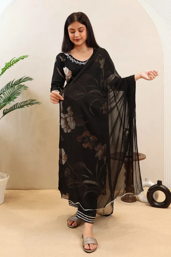 Black_Cotton_Straight_Suit_For_Women