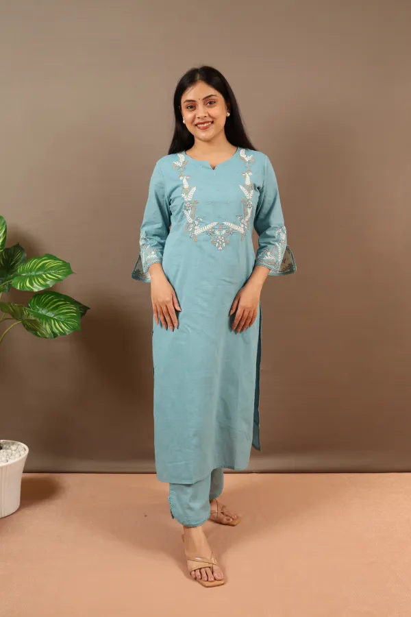 Blue_Georgette_Suit_For_Women