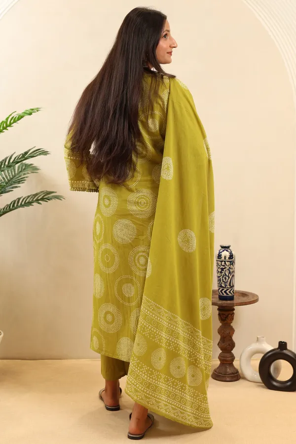 Green_Cotton_Straight_Suit_For_Women