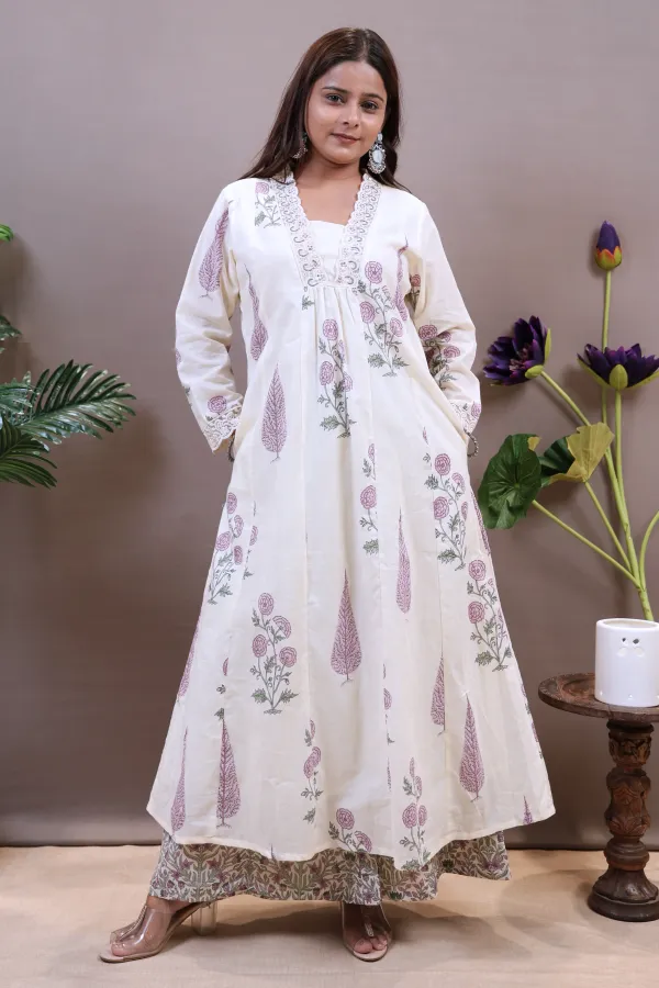 Printed_Anarkali_Frock_With_Cotton_Dupatta