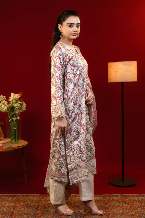Yellow_Lawn_Cotton_Daily_wear_Suit_Printed_with_Lace_Work
