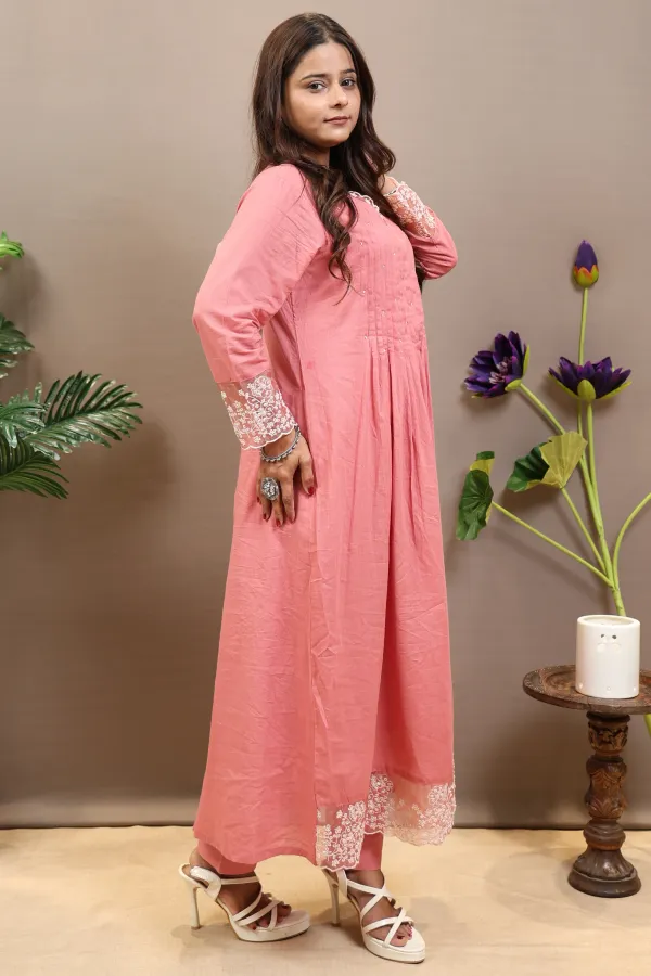 Light_Pink_Cotton_Short_Frock_For_Women