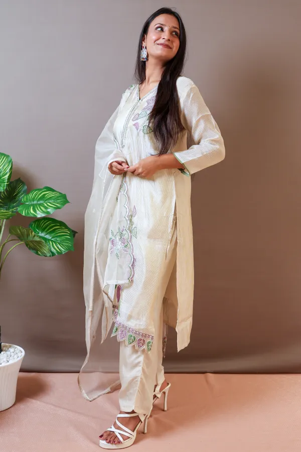 Beige_Cotton_A_Line_Suit_For_Women