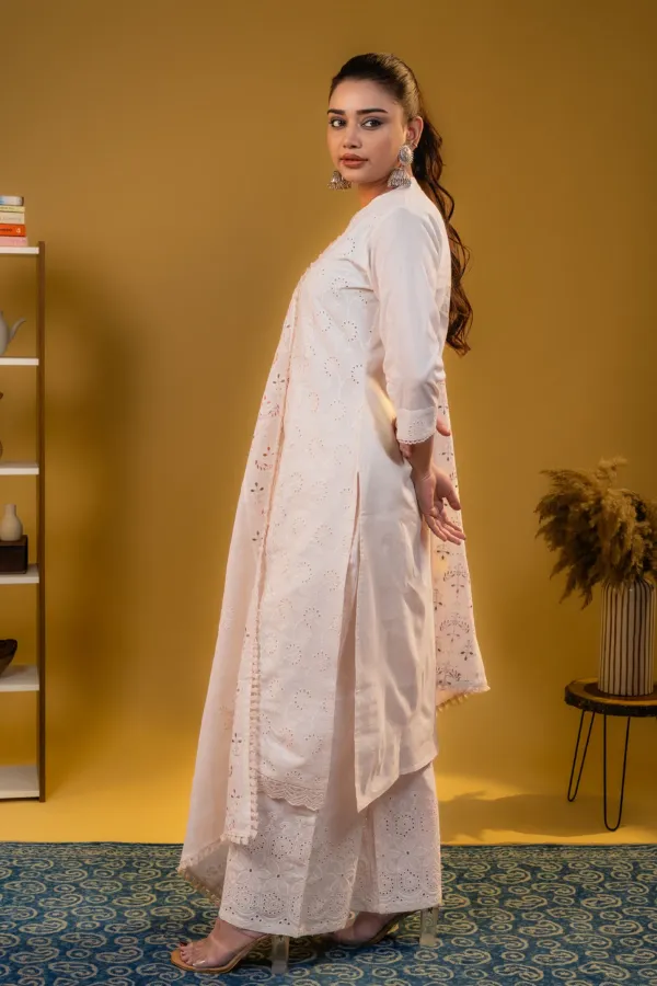 Cream_Plazzo_Khadi_Suit_Set_with_Chickankari_work