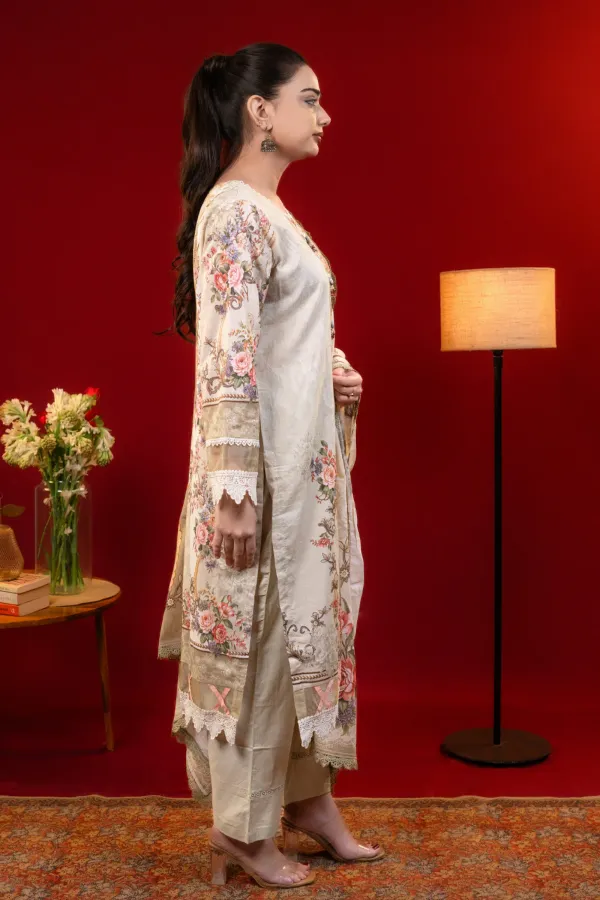 Cream_Lawn_Cotton_Daily_wear_Suit_Printed_with_Lace_Work