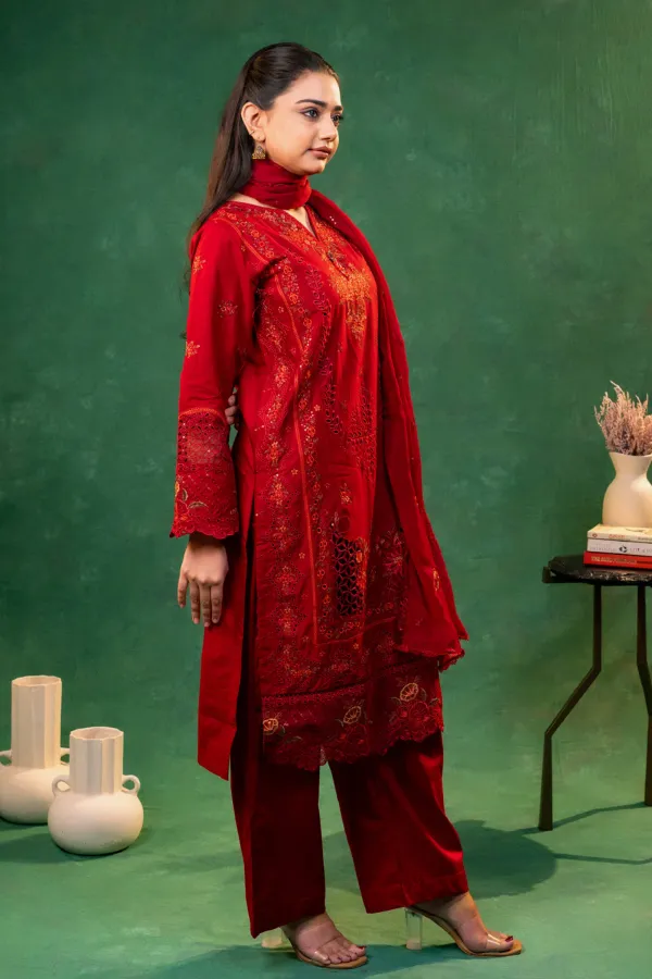 Maroon_Embroidered_Palazzo_Suit_with_Cutwork_Lace_Work