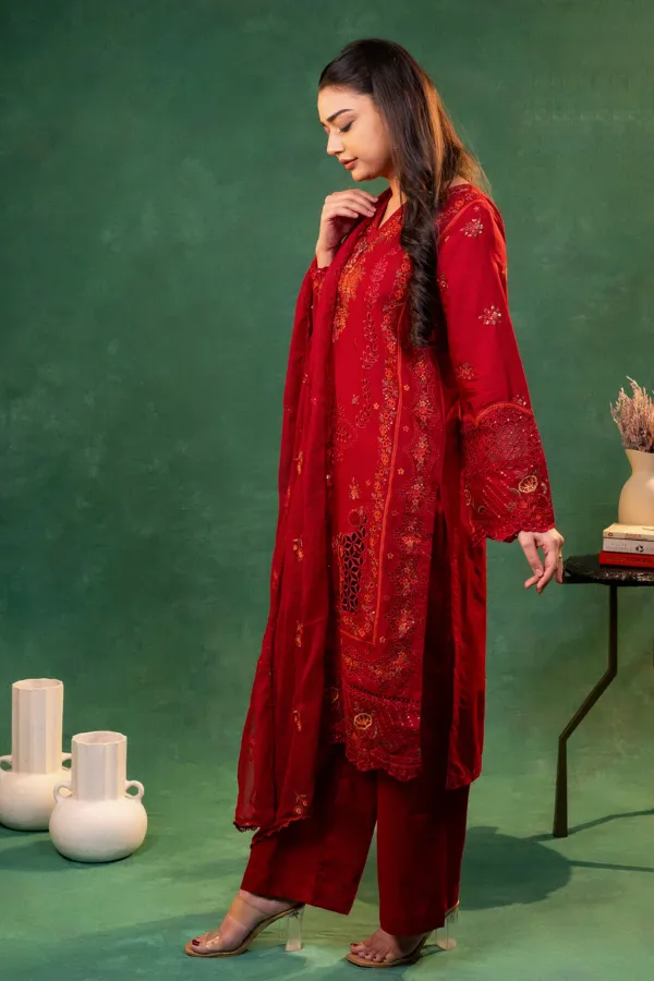Maroon_Embroidered_Palazzo_Suit_with_Cutwork_Lace_Work