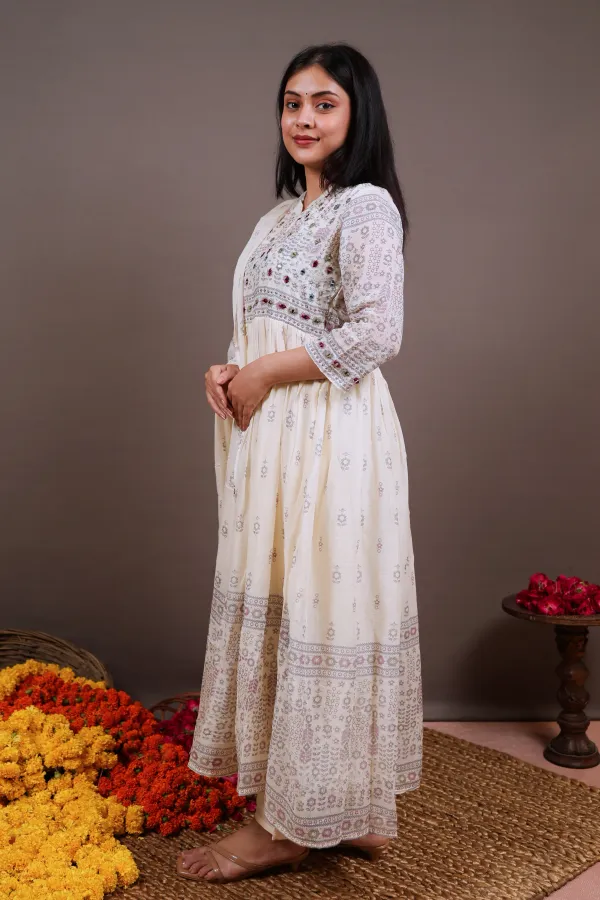 Beige_Georgette_Frock_For_Women