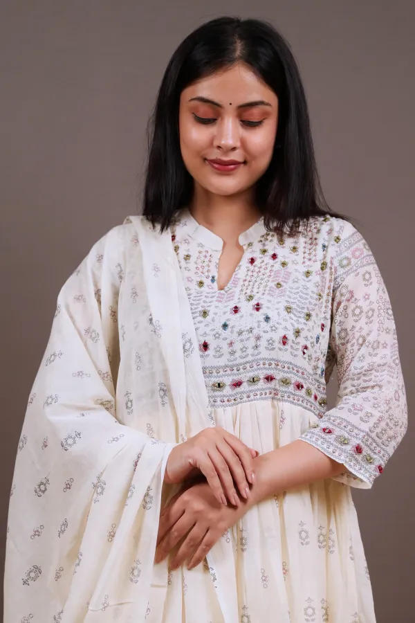 Beige_Georgette_Frock_For_Women