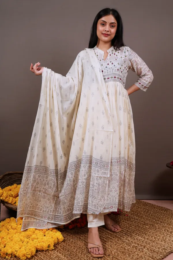 Beige_Georgette_Frock_For_Women
