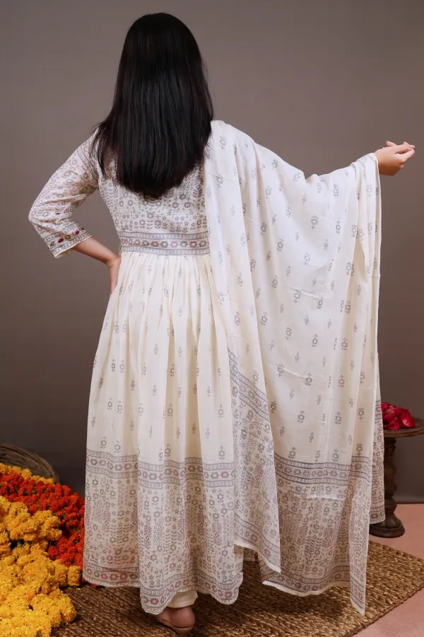 Beige_Georgette_Frock_For_Women