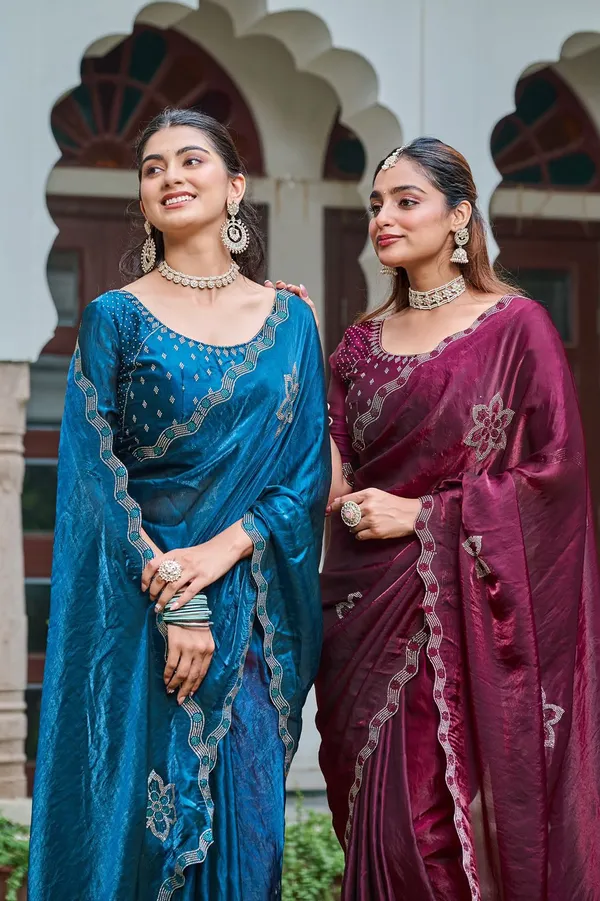Silk_Embroidered_Scalloped_Border_Saree_For_Women