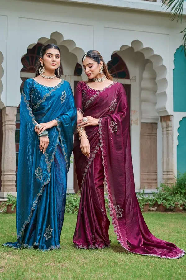 Silk_Embroidered_Scalloped_Border_Saree_For_Women