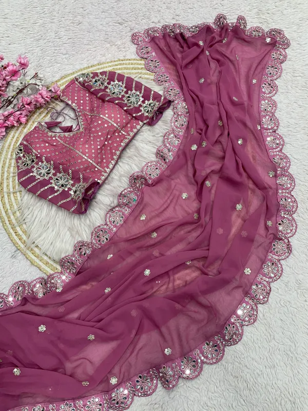 Purple_Silk_Embroidered_Saree_With_Blouse_For_Women