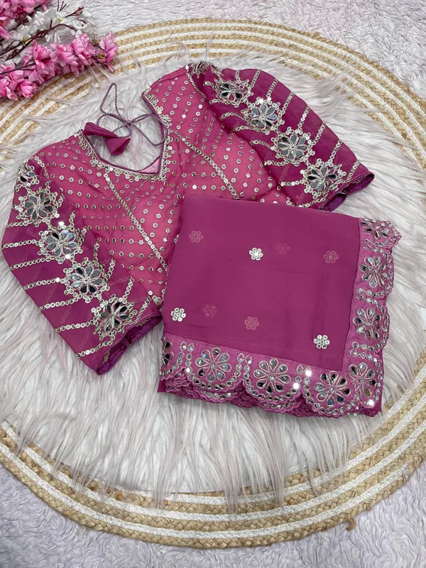 Purple_Silk_Embroidered_Saree_With_Blouse_For_Women