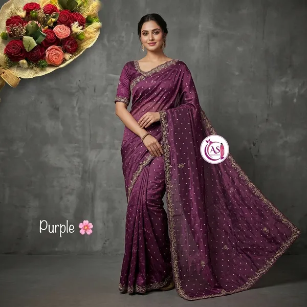 Purple_Silk_Embroidered_Saree_With_Blouse_For_Women