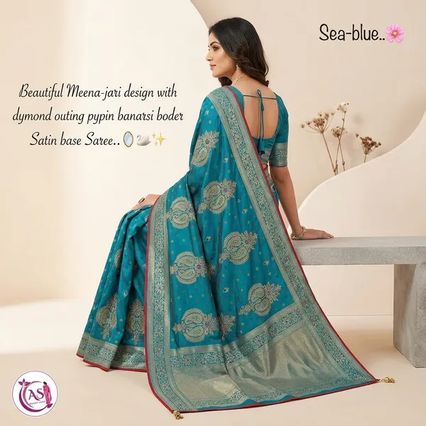 Sea_Blue_Satin_Banarasi_Meena_Zari_Saree_For_Women