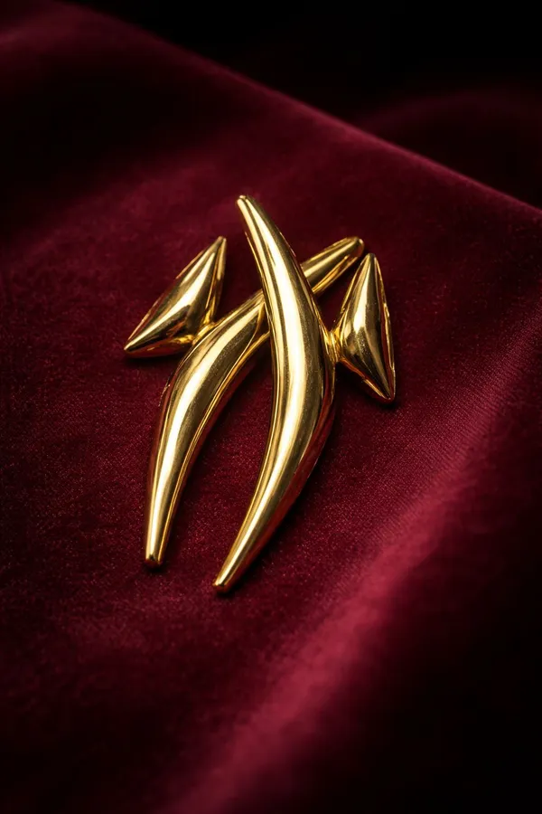 Aura_Sculpted_18k_Gold_plated_Statement_Earrings_–_Modern_Spike_Design