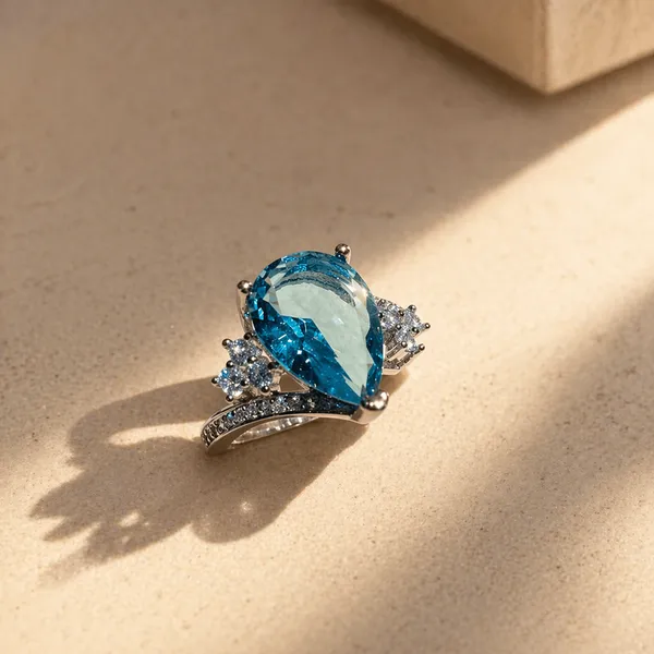 Blue_Sapphire_Zircon_Teardrop_Crystal_Ring