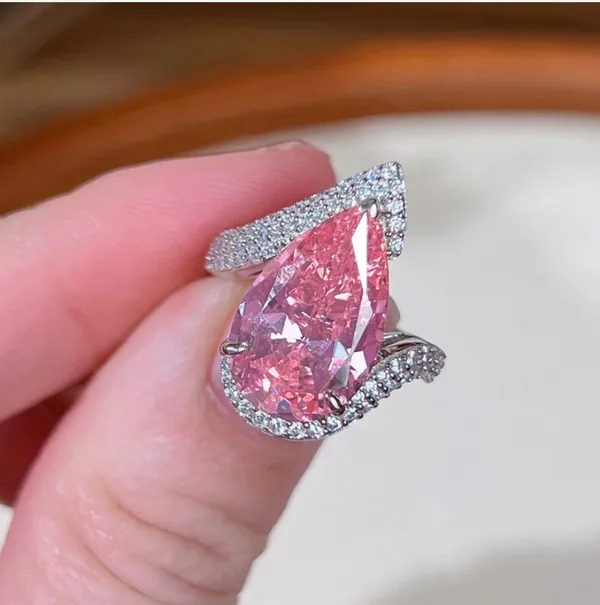 Luxury_Pink_Teardrop_Crystal_Statement_Ring__Silver_Plated_Anti-Tarnish