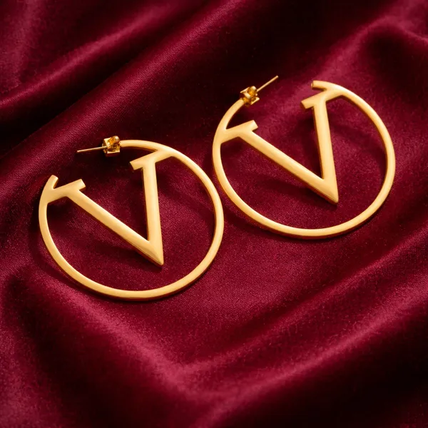 Luxury_V_Monogram_Gold-Plated_Hoop_Earrings_For_Women