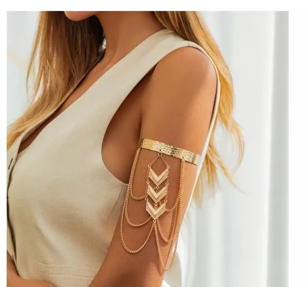Golden_Chevron_Armlet_With_Chain_Drape_-_Boho_Upper_Arm_Bracelet