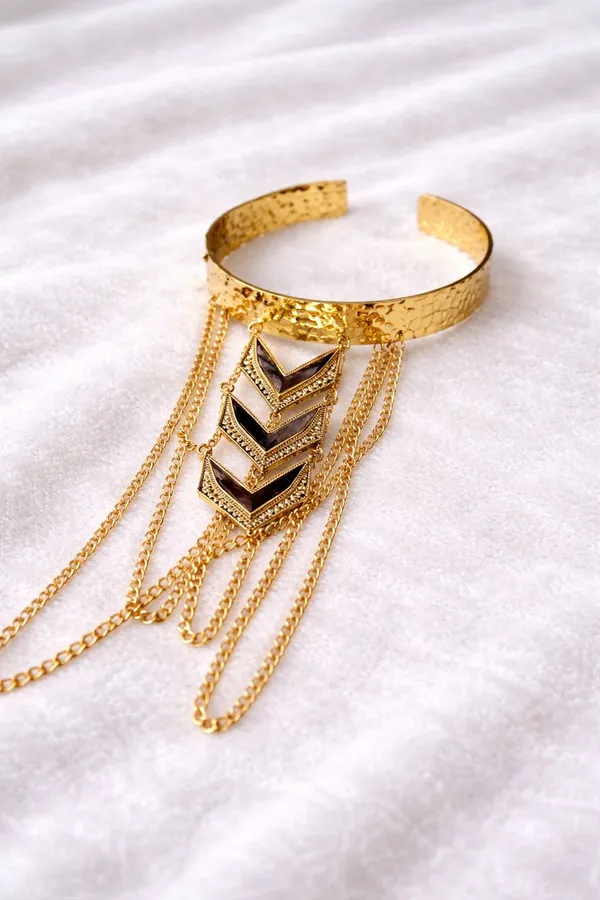 Golden_Chevron_Armlet_With_Chain_Drape_-_Boho_Upper_Arm_Bracelet