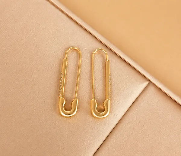 Gold-Toned_Paperclip_Safety_Pin_Earrings_For_Women