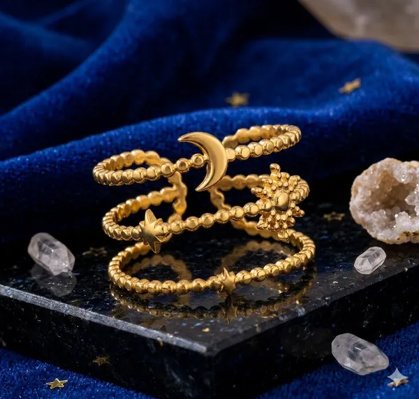 18k_Gold-Plated_Spiral_Snake_Ring_For_Women
