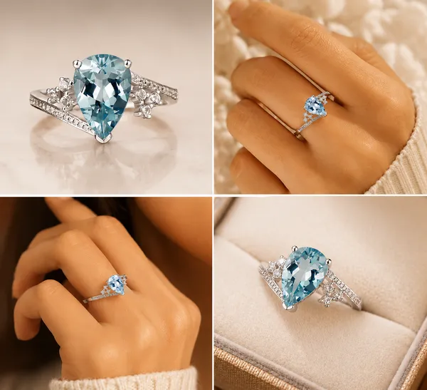 Blue_Sapphire_Zircon_Teardrop_Crystal_Ring