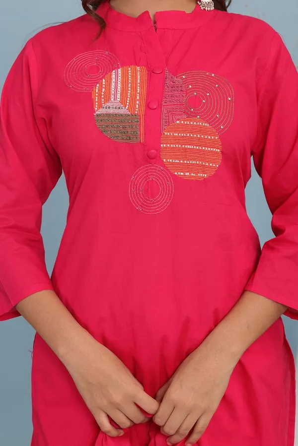 Women_S_Cotton_Embroidery_Kurti_With_Pant_Set