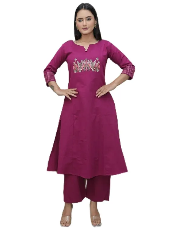 Women_S_Cotton_Embroidered_Kurti_With_Pant_Set