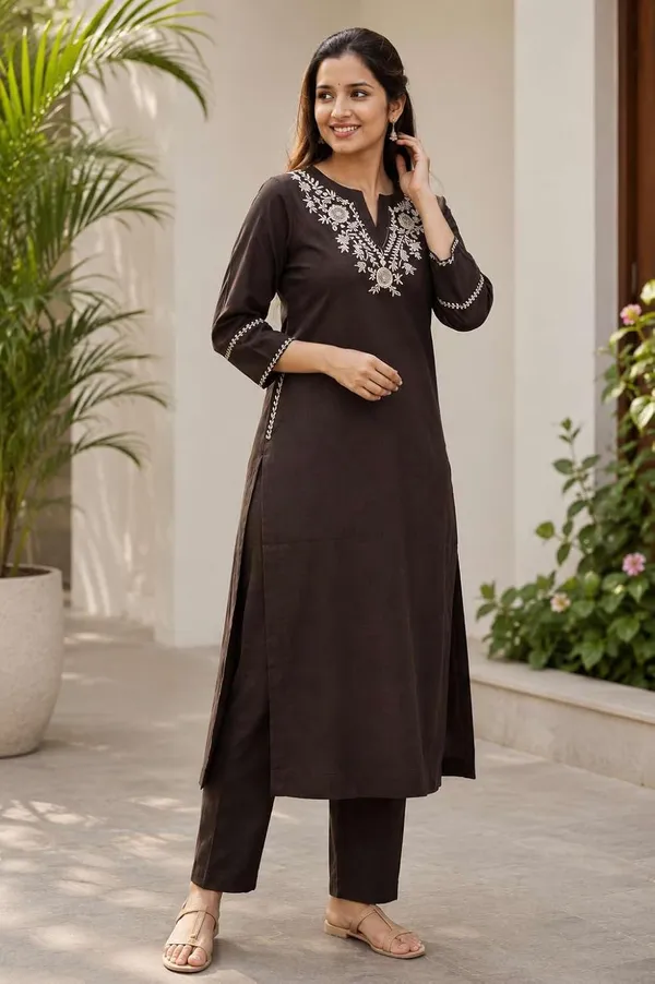 Women_S_Cotton_Kurti_With_Pant